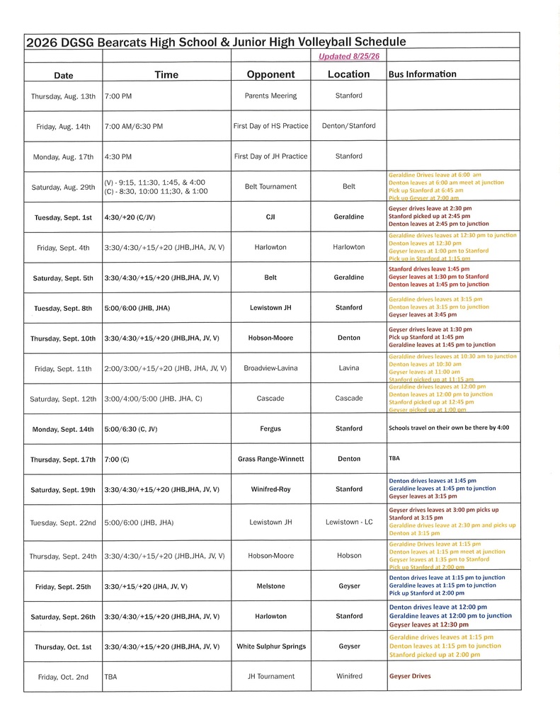 Volleyball 8/26