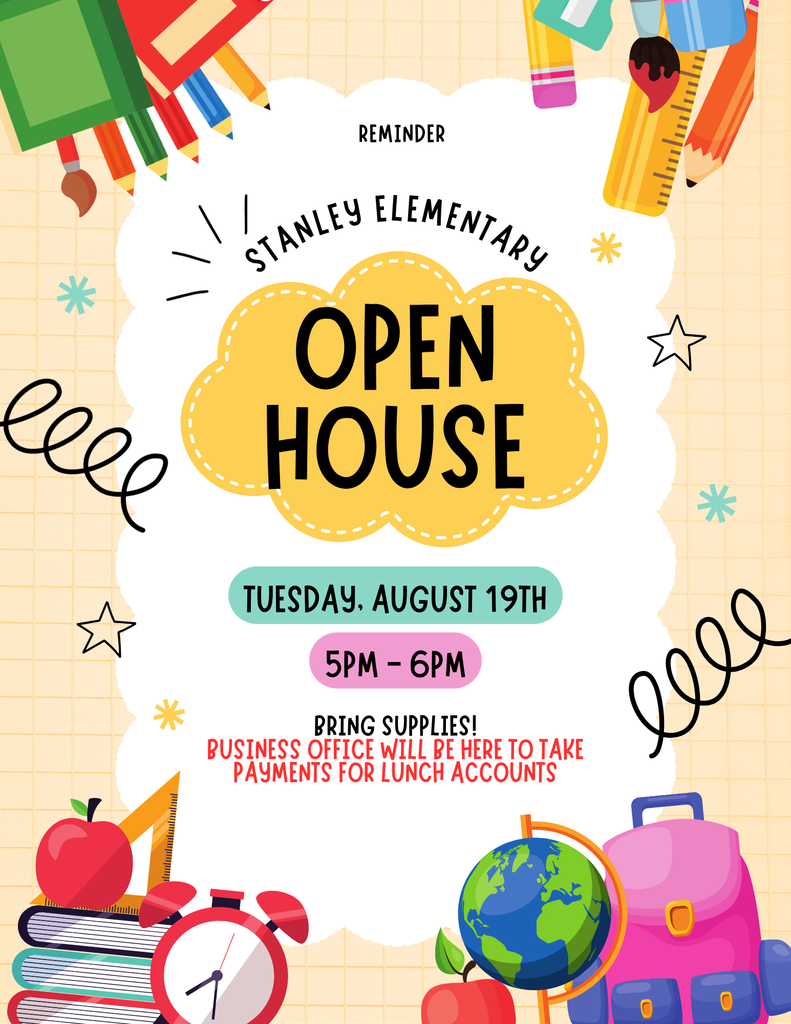 Beige Playful Illustrative Supplies Back to School Colorful Flyer (1)