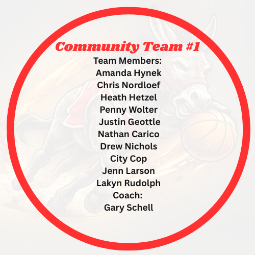 Donkey Basketball Sponsors and Teams