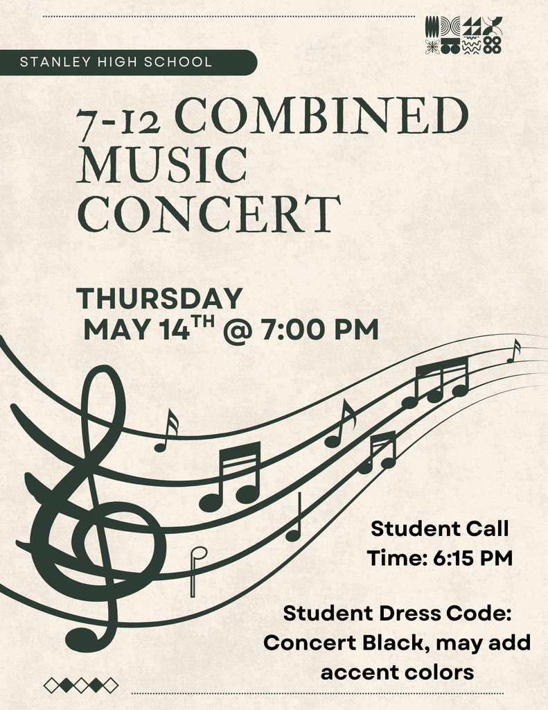 SHS Music Concert Flyer