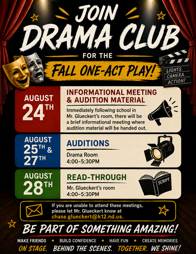Drama club poster