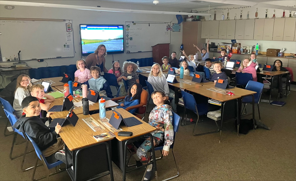 students at their desks