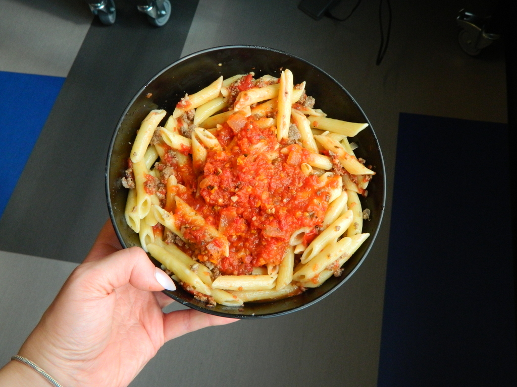 Penne with Meat Sauce