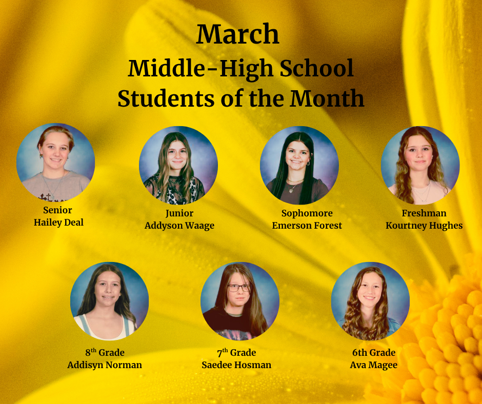 March student of the month