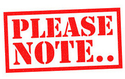 please note