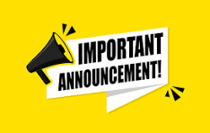 Important Announcement
