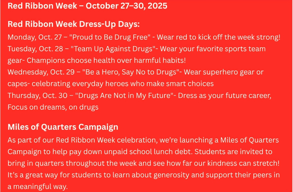 red ribbon week