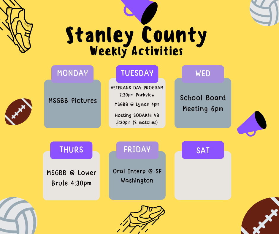 Weekly Activities