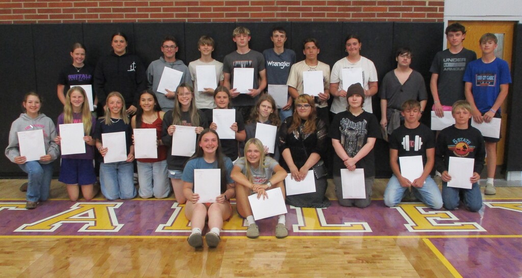 First Time Letter Winners