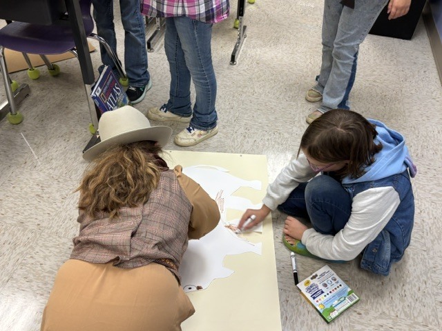 Maher's class preparing for parade