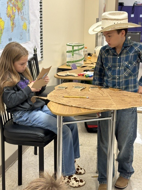 Maher's class preparing for parade
