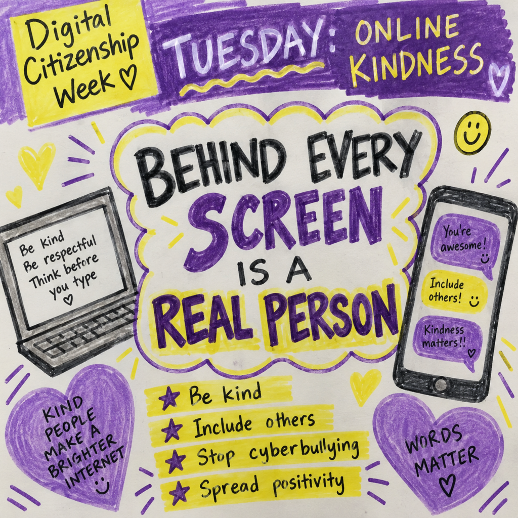 Tuesday online kindness digital citizenship week