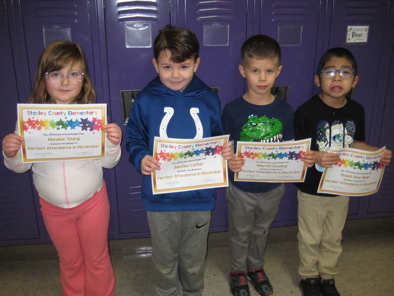 junior kindergarten perfect attendance