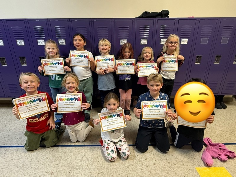 1st grade perfect attendance