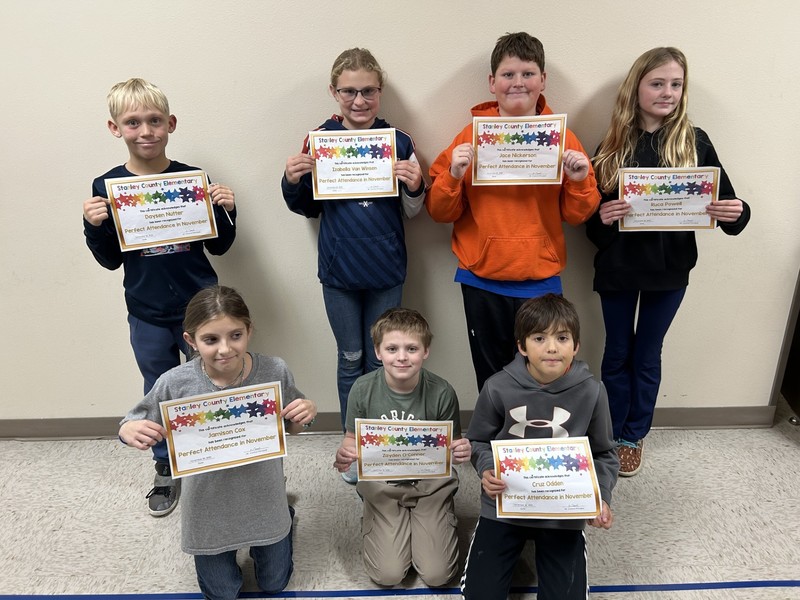 5th grade perfect attendance