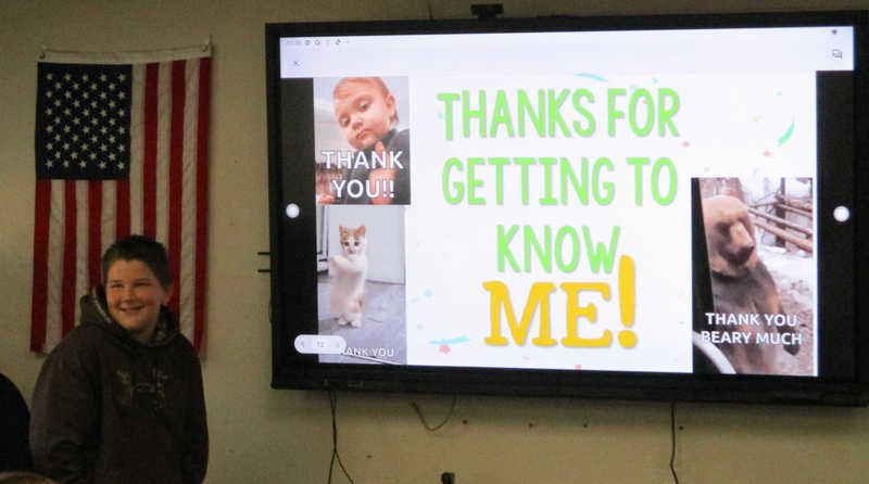 6th grade computer class presentations