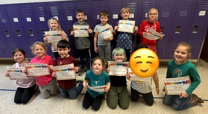 1st grade perfect attendance