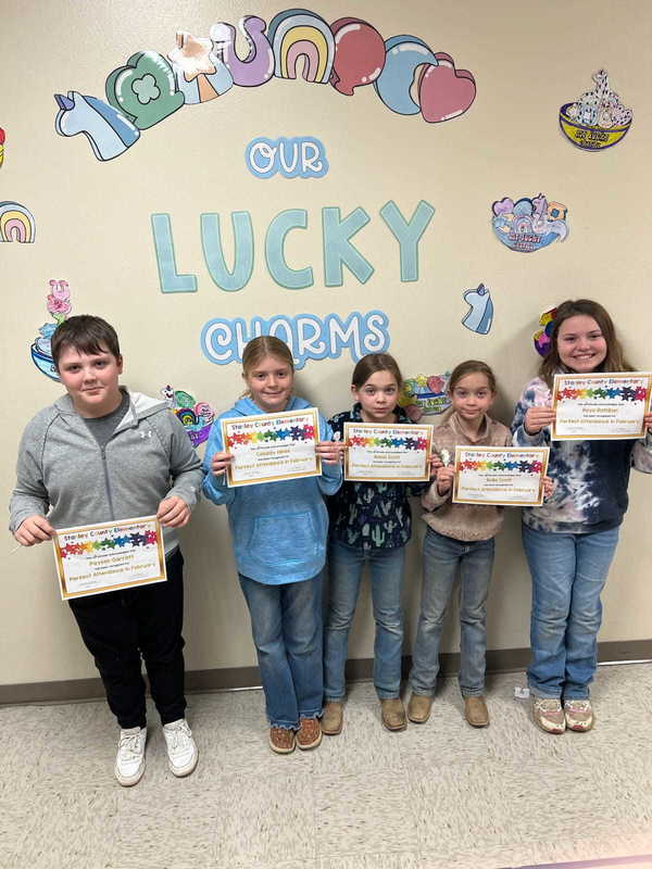february elementary perfect attendance