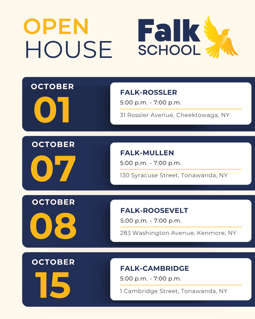 Open House Dates