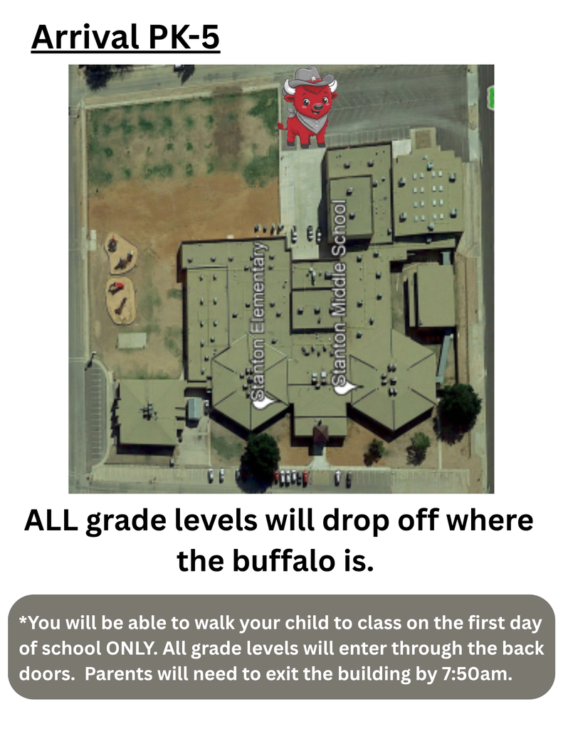 Arrival/Dismissal procedures and maps.