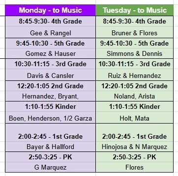 Schedule