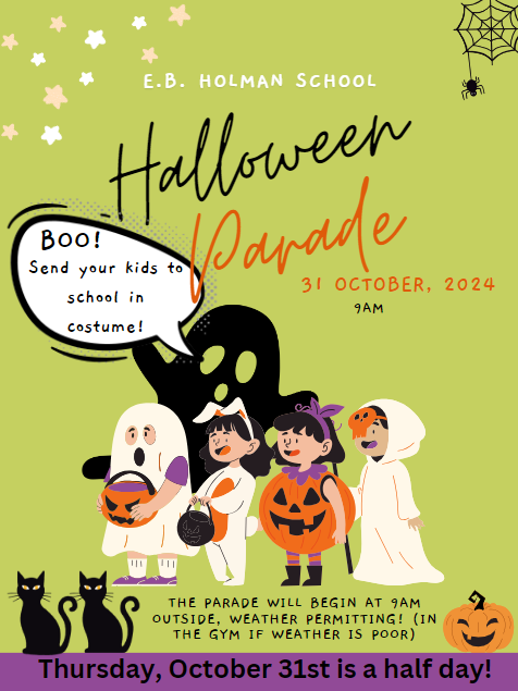 Halloween Parade, October 31, 2024- 9am