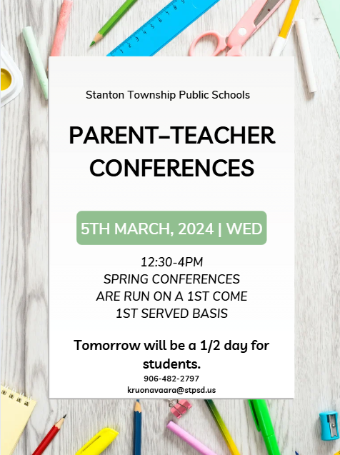 tomorrow parent teacher conferences