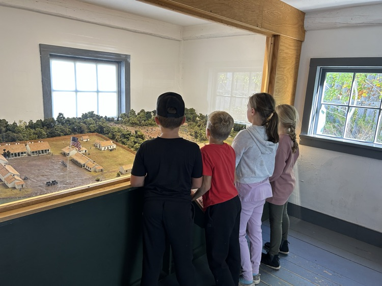 Students at Ft. Wilkins