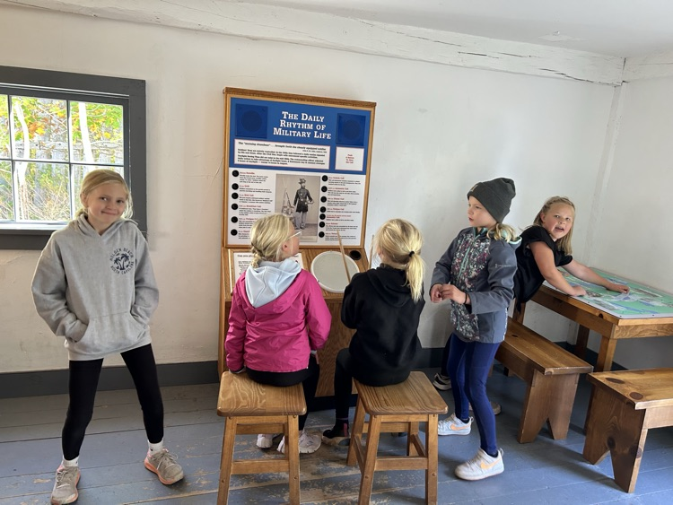 Students at Ft. Wilkins