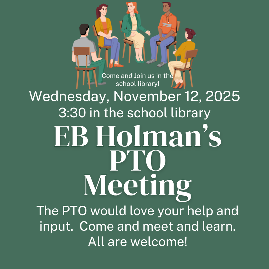 Come and join us for the PTO Meeting on Wednesday!
