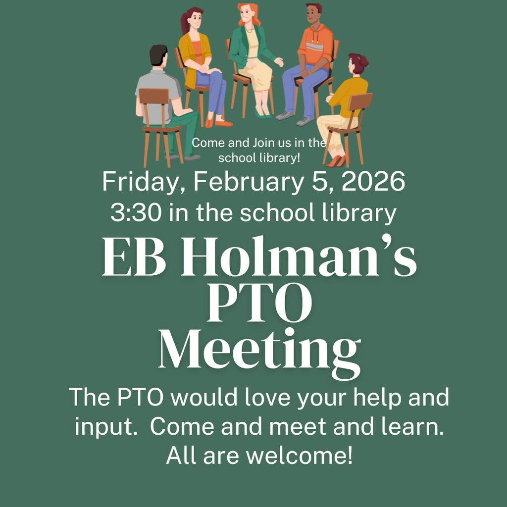 PTO Meeting- Friday, February 5th, 3:30- Welcome!