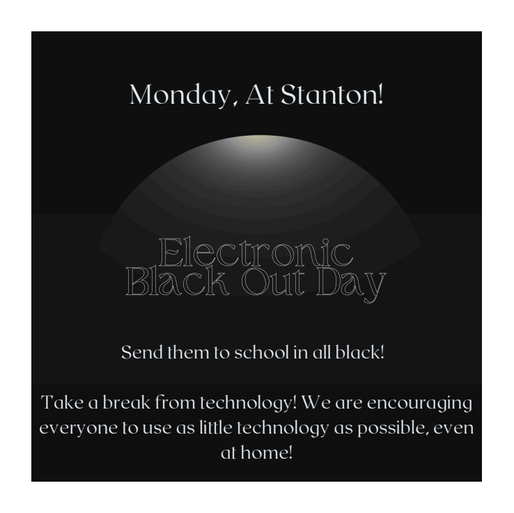 Monday is Electronic Blackout Day