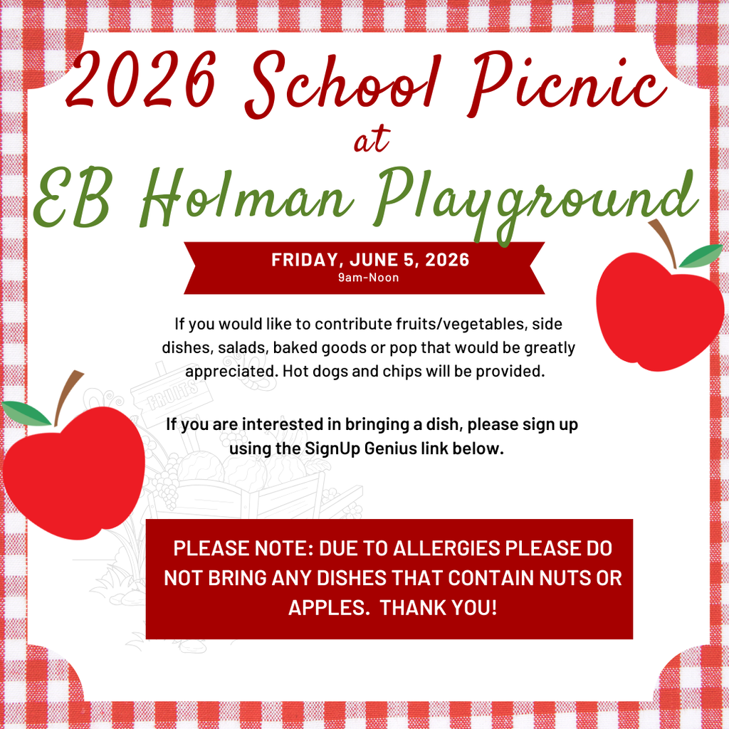 School Picnic Signup- Please note allergy alert.