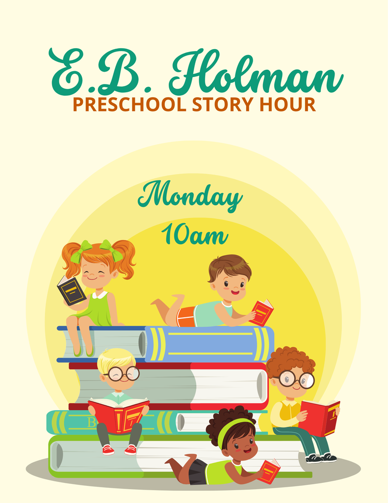 preschool story hour is Monday