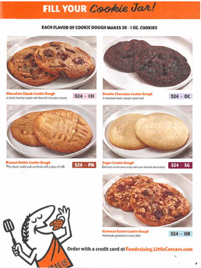 little caesars' pizza kit fundraiser is going on now. all orders should be in by October 5.