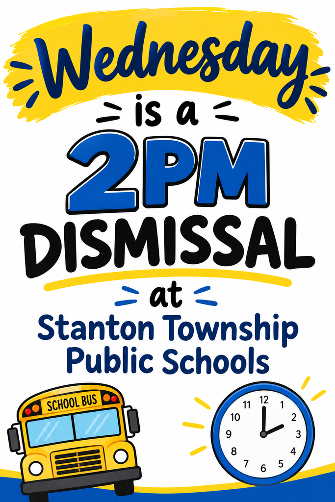 Tomorrow is a 2pm dismissal!