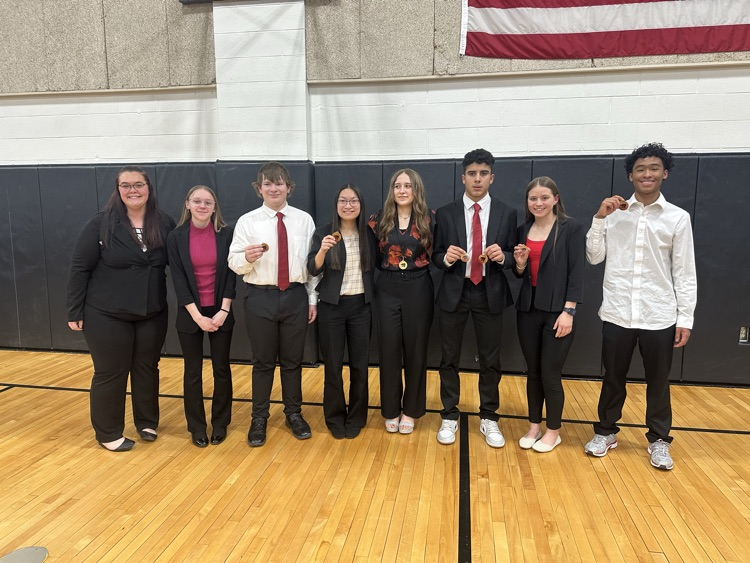 Our Speech team today without Cotter Johnston pictured. 