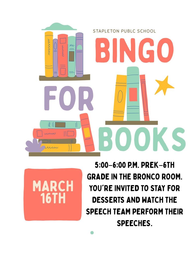 clip art of bingo for books