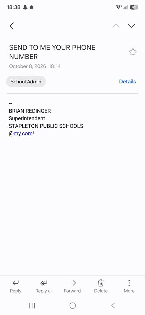ILLICIT EMAIL
