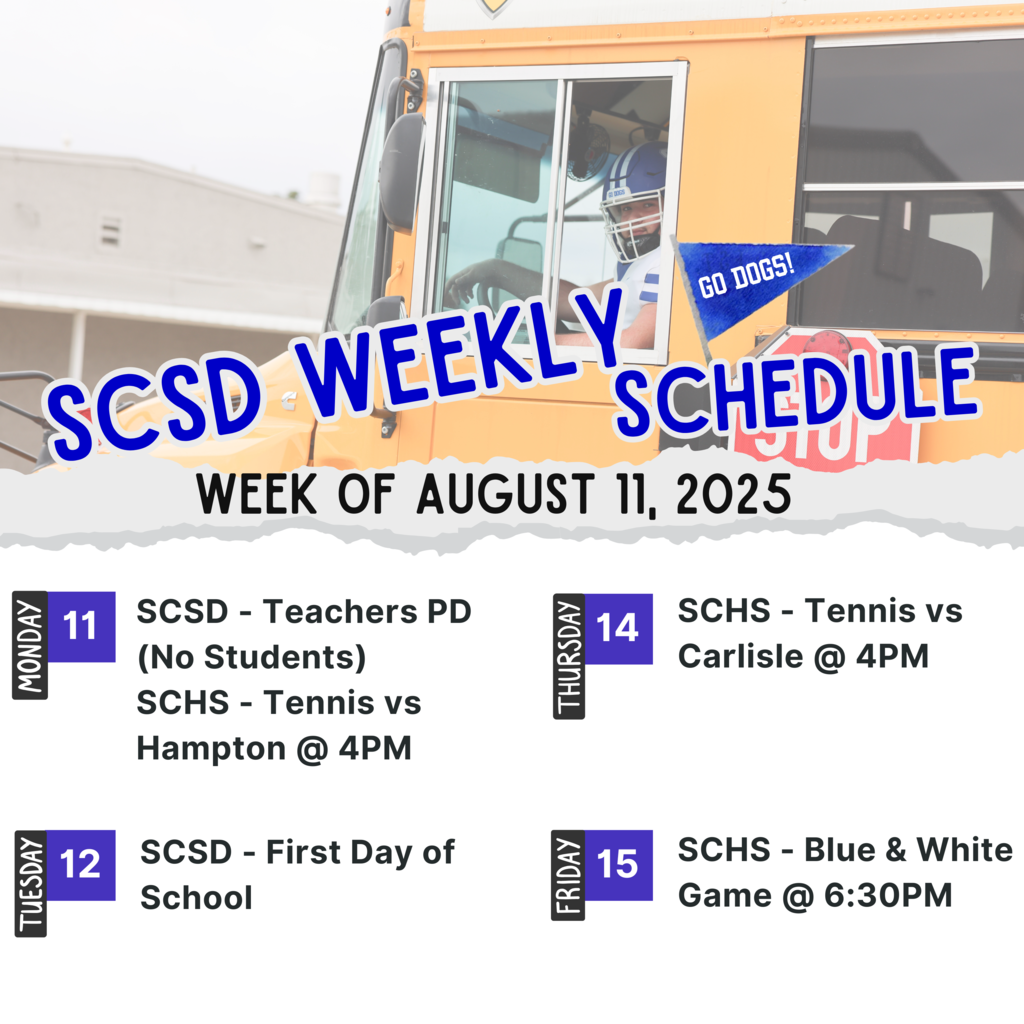 august 11th 2025 weekly schedule