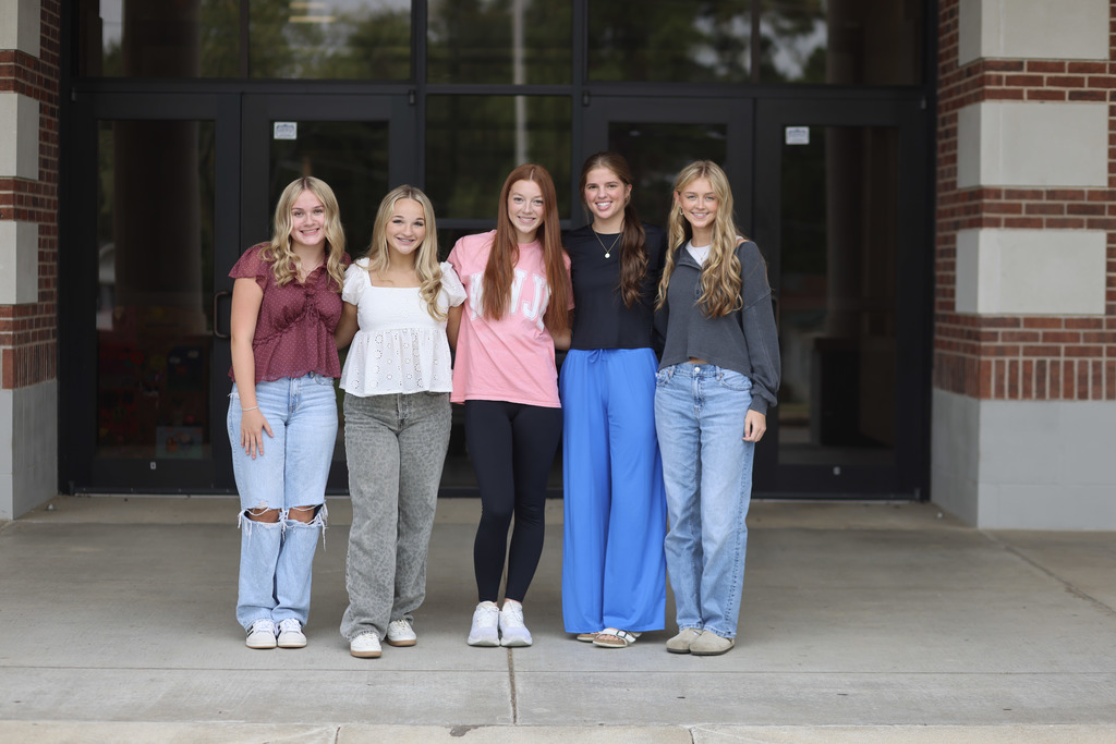 SCHS library club officers 2025-2026