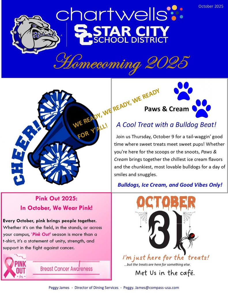 Chartwells October Newsletter