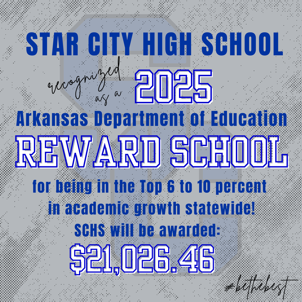 ADE SCHS Reward School 2025 Graphic