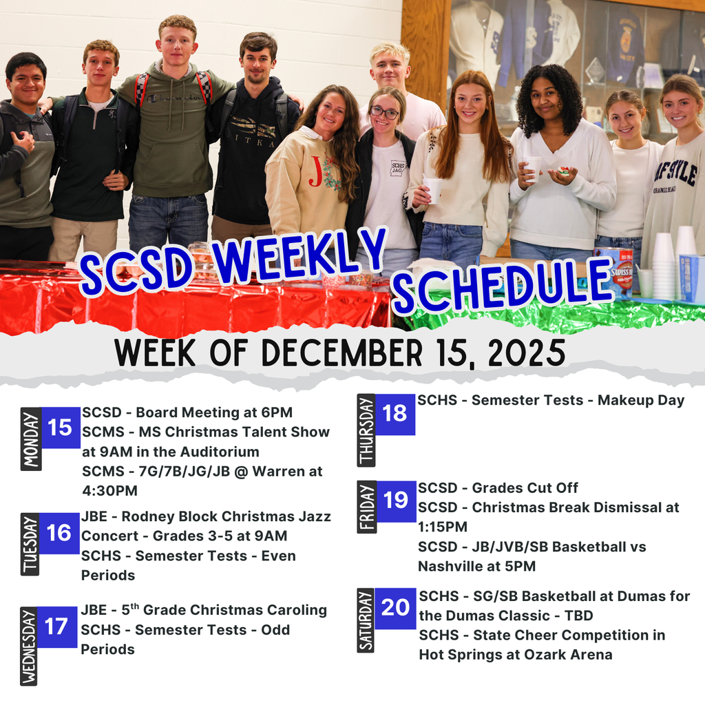 weekly schedule 12.15.25