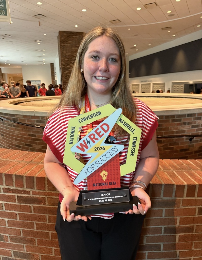 Maggie Claire with Trophy