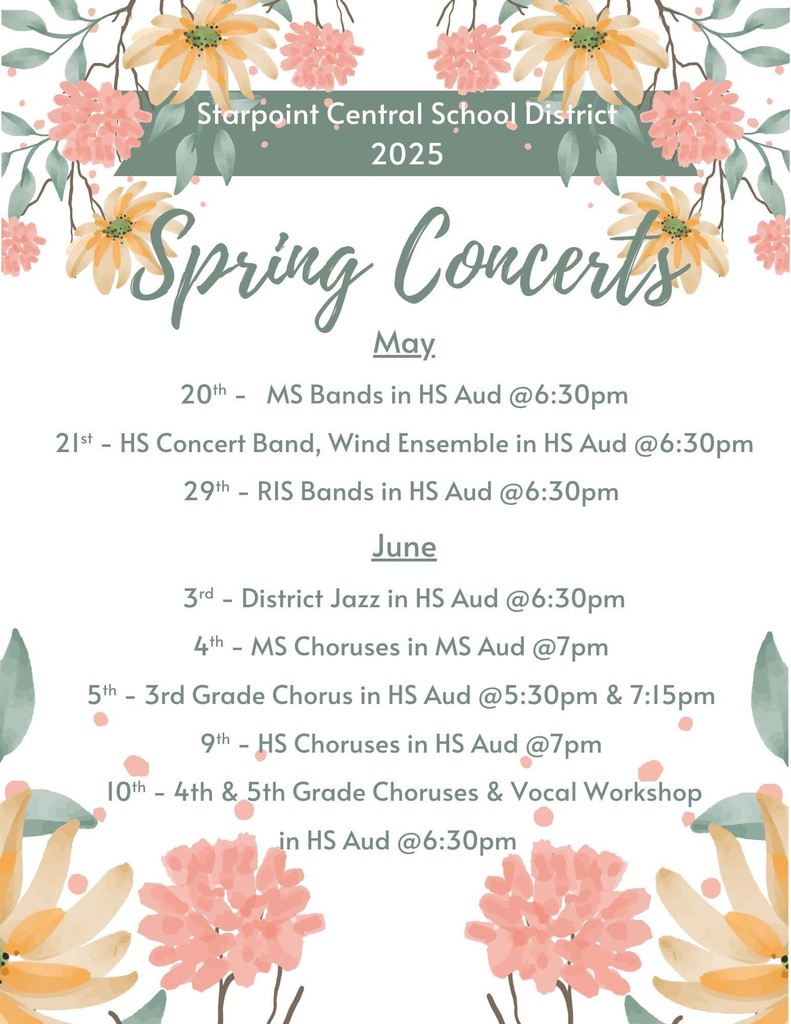 concert schedule