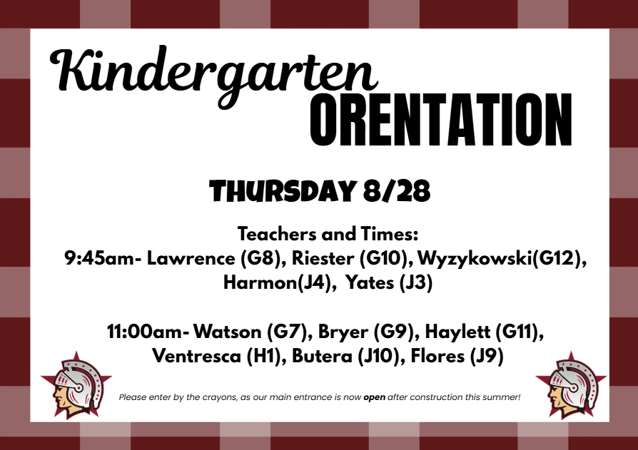 kindergarten orientation