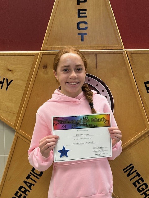 Bailey Beyer - 7th grade