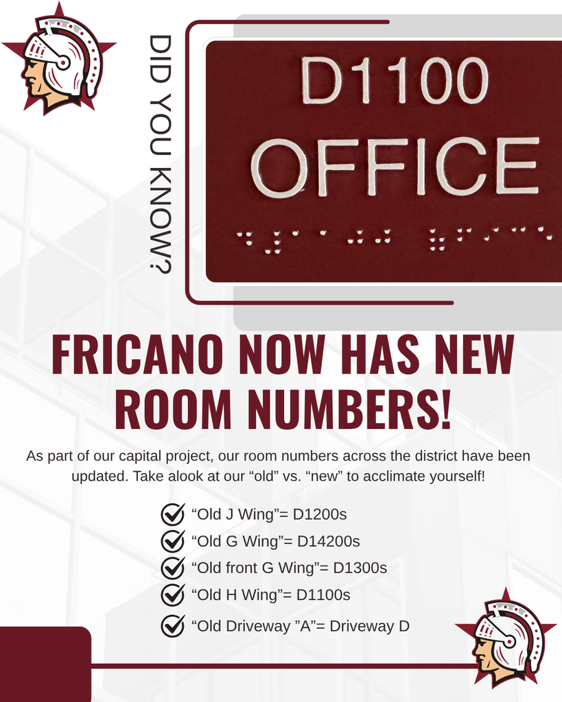room numbers