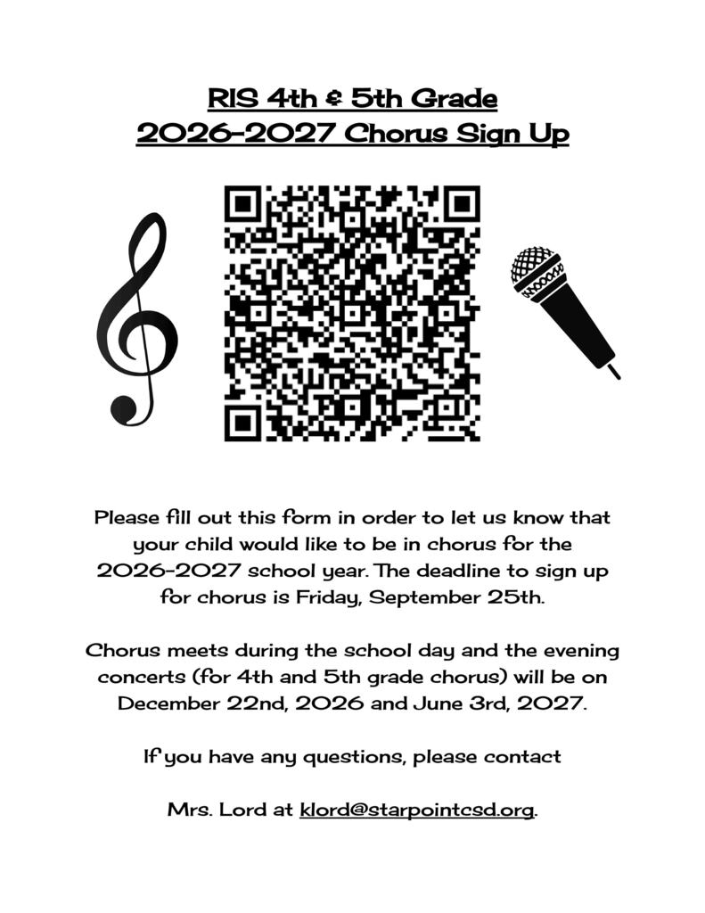 Chorus Signup QR Code